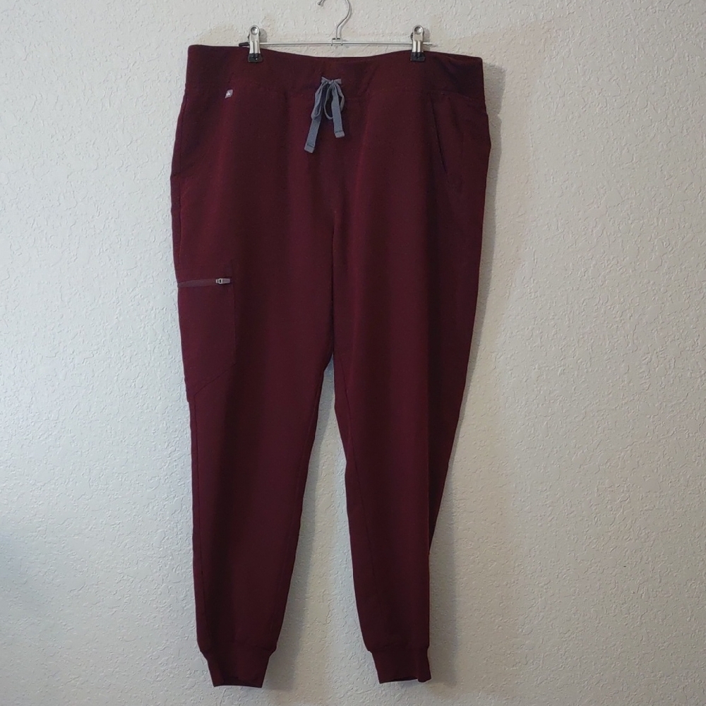 Figs Zamora Jogger - Burgundy